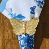 Patricia Heaton Home Florals And Flitters Napkin Ring