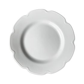 Grace White Buffet Plate