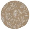 LEAF ROUND PLACEMAT STONE