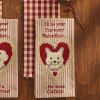 CATNIP EMBROIDERED DISHTOWEL