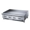 48" Griddler (24" Depth)  4-Burner Commercial  Griddle in Stainless Steel with 4 legs