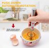 Semi-Automatic Egg Whisk Hand Push Egg Beater Stainless Steel Blender Mixer Whisk