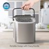 Quick Cube Ice Machine, 26lbs/24hrs Portable Countertop Bullet Ice Maker