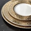 Ellington Shimmer Gold & Platinum Dinner Plate