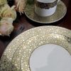 Ellington Shimmer Gold & Platinum Dinner Plate