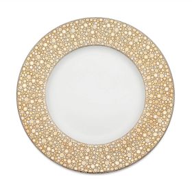 Ellington Shimmer Gold & Platinum Dinner Plate