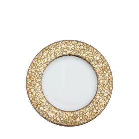 Ellington Shimmer Gold & Platinum Salad Plate