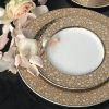 Ellington Shimmer Gold & Platinum Charger Plate