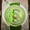 Newport Garden Gate Rimmed Salad Plate - Green