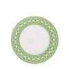 Newport Garden Gate Rimmed Salad Plate - Green