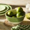 Newport Stripe Cereal Bowl - Green