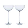 Quinn Coupe Glasses, Set of 2 - Clear