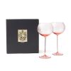 Quinn Red Wine Glasses, Set of 2 - Rose