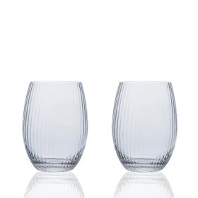 Quinn Tumbler, Set of 2 - Clear